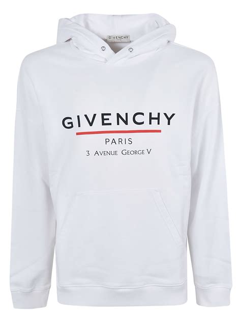 givenchy hoodie white|Givenchy hoodie with holes.